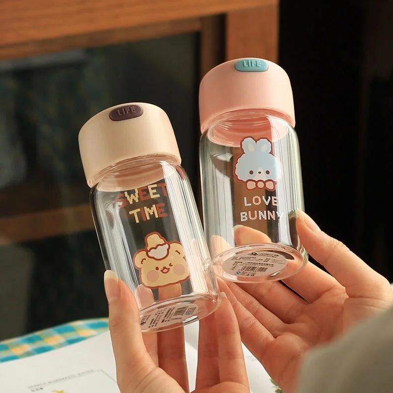 150/400Ml Kshoppu Mini Kawaii Glass Water Bottle  |  Bottles Accessories Bottles