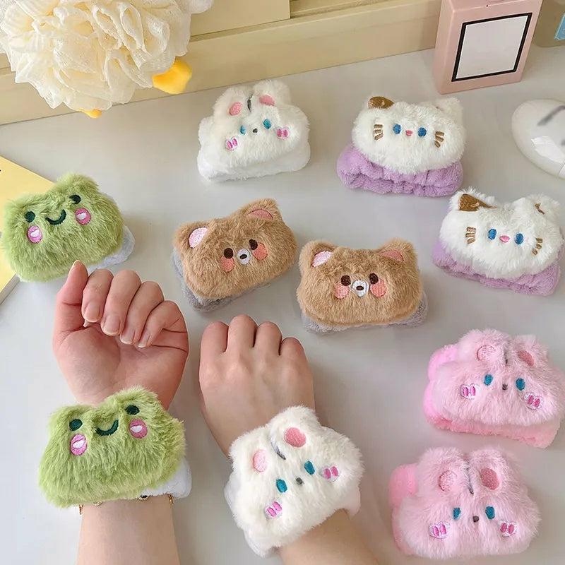 1Pair Cute Animal Face Wash Wrist Cover  |  Make Up & Beauty Accessories Make Up & Beauty