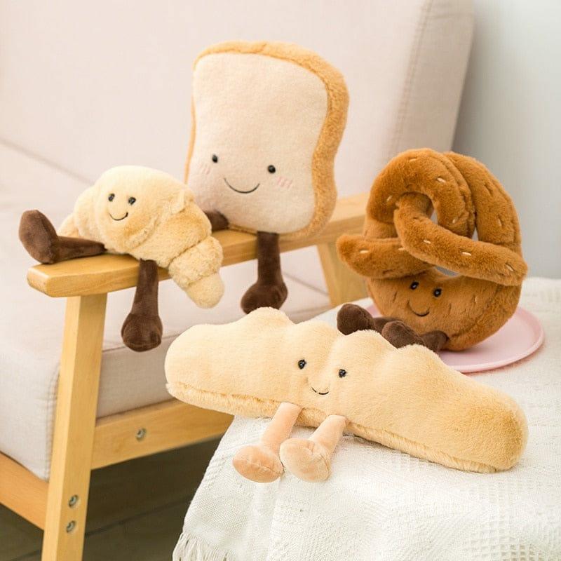 1Pc Cute Toast Kawaii Plush Soft Toy  |  Plushies Home Decor Plushies