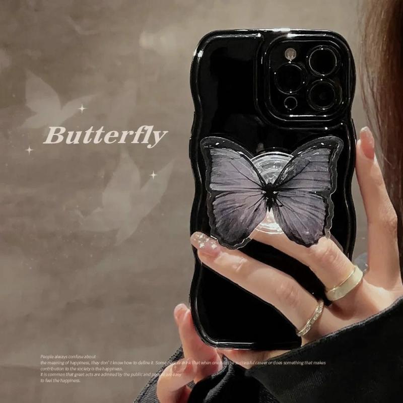 Black Butterfly Phone Case  |  Phone Cases Accessories Black