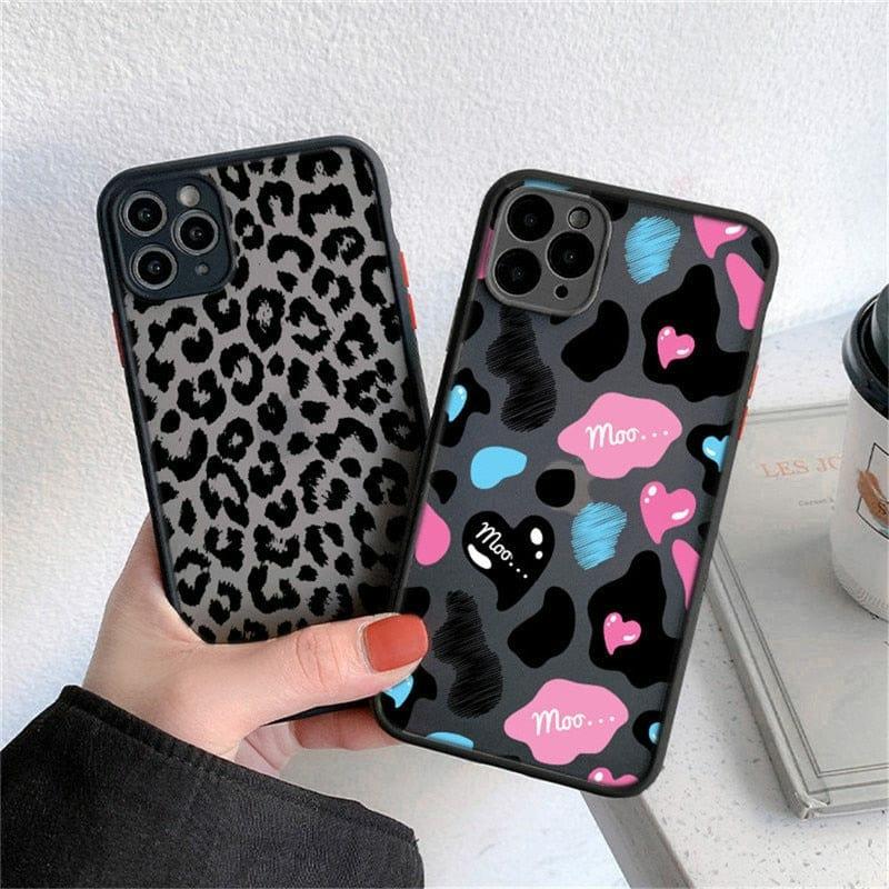 Black Leopard Phone Case  |  Phone Cases Accessories Black