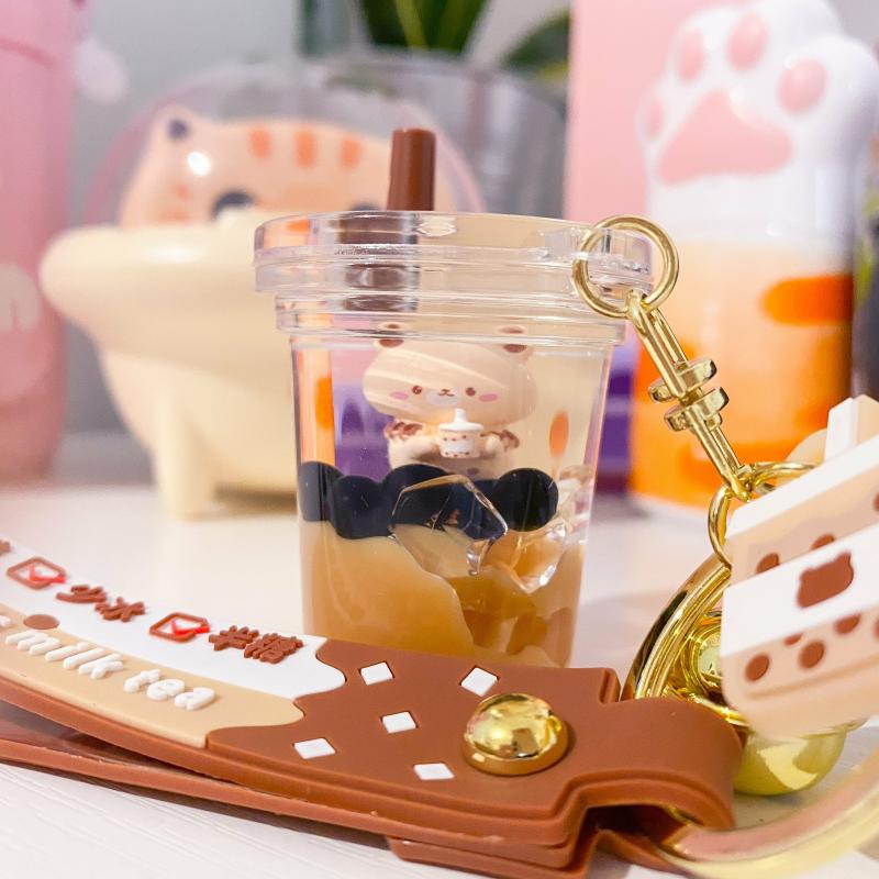 Boba Tea Kawaii Keychain  |  Keyrings & Charms Accessories Keyrings & Charms