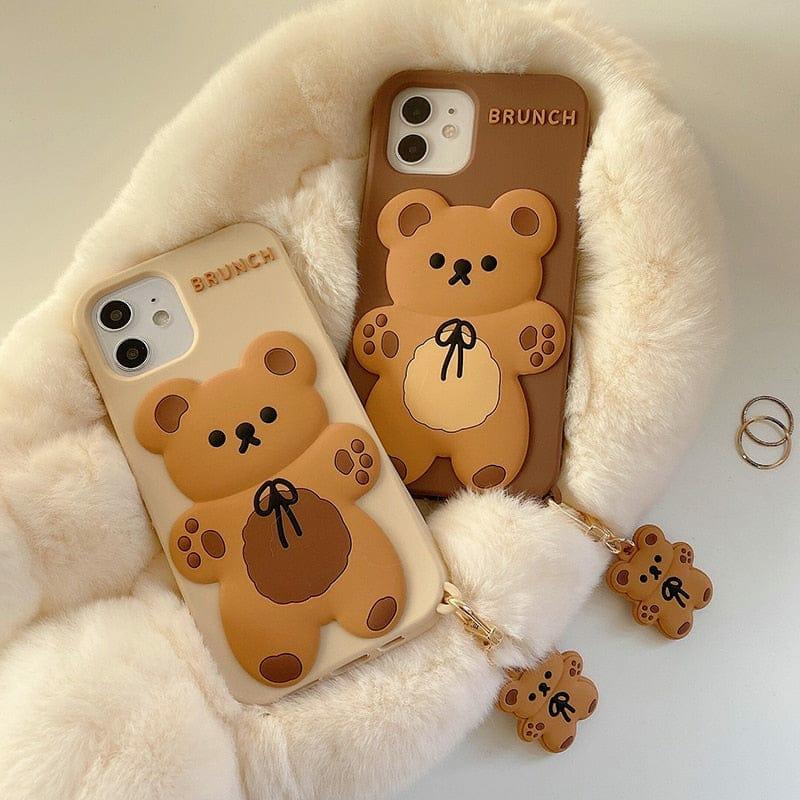 Brunch Bear Silicone Iphone Case  |  Phone Cases Accessories Phone Cases