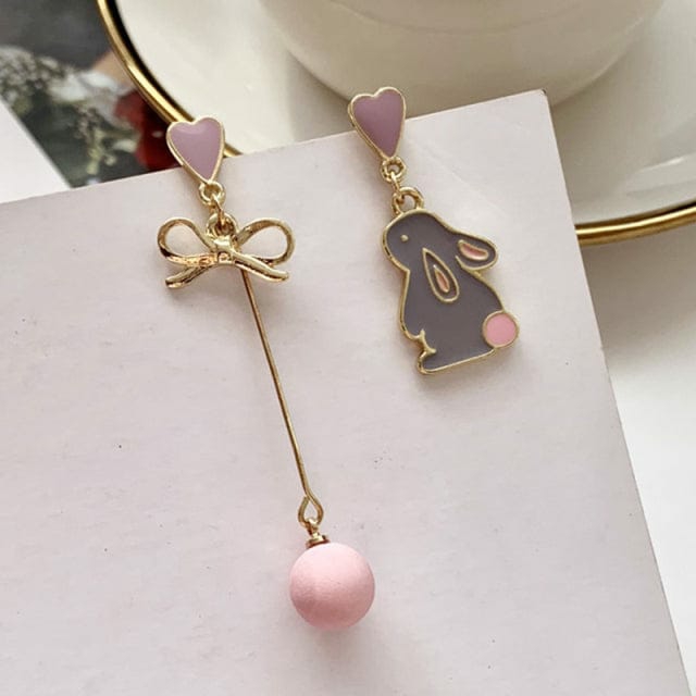 Bunny Pink Drop Earrings  |  Jewellery Accessories Jewellery