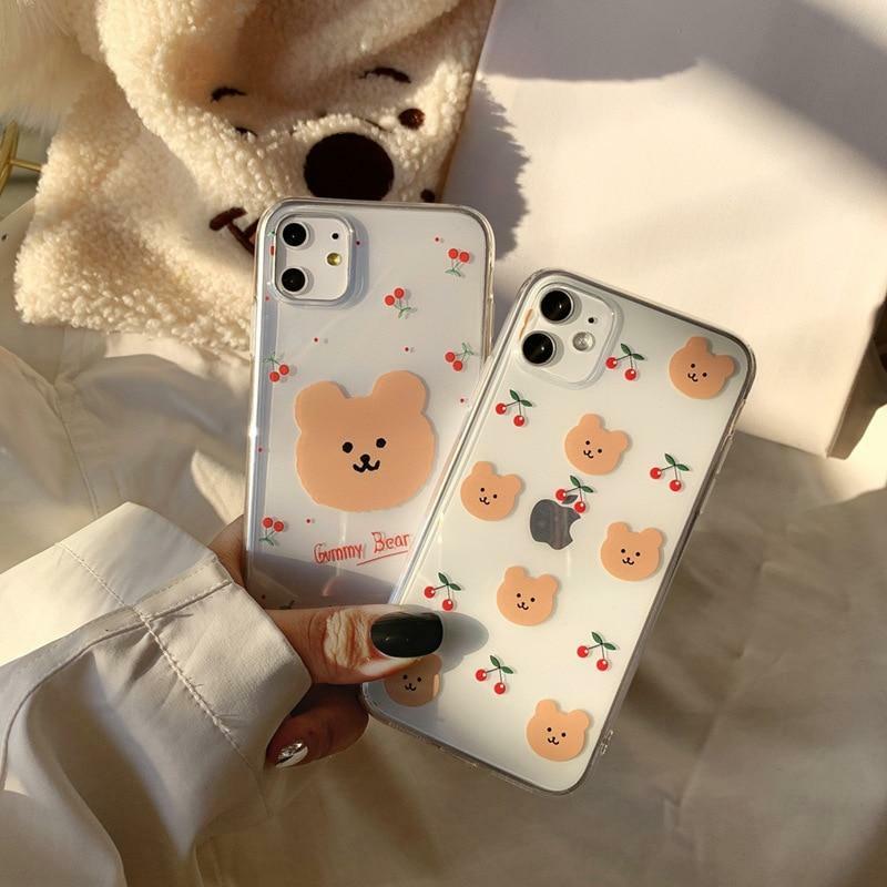 Cherry Bear Iphone Case  |  Phone Cases Accessories A