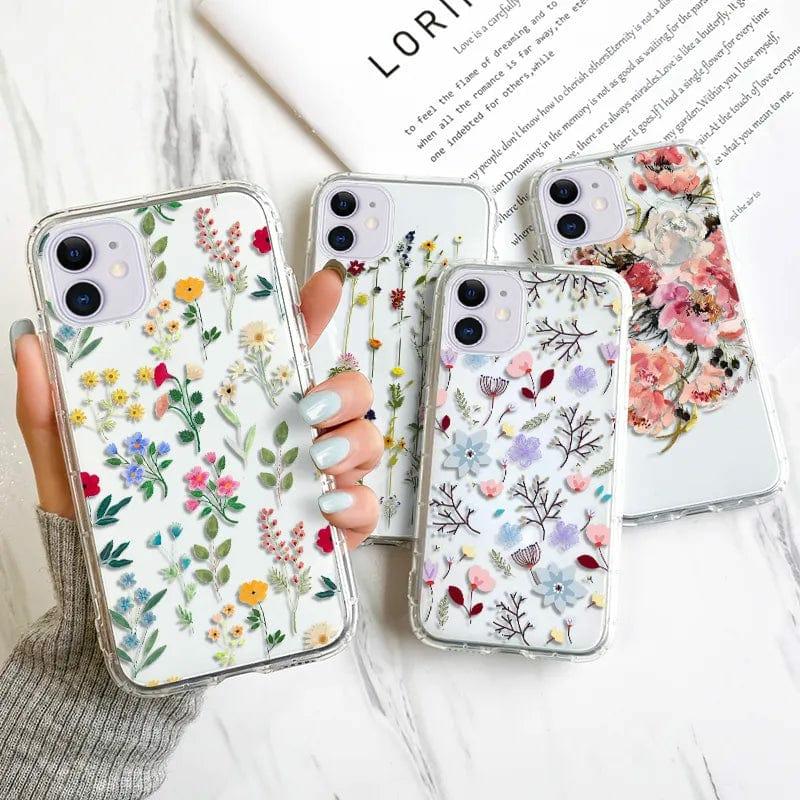 Clear Flower Phone Case  |  Phone Cases Accessories A