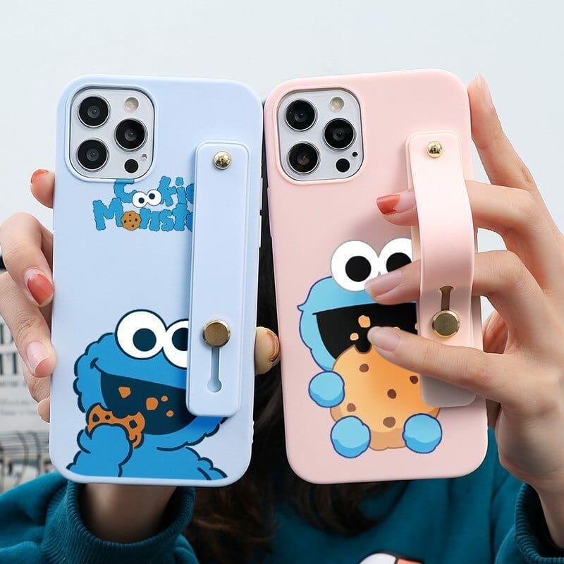 Cookie & Elmo Iphone Case  |  Phone Cases Accessories Blue