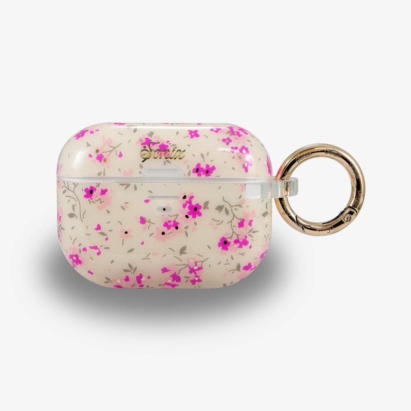 Cottage Floral Pink Airpods Case  |  Airpods Cases Airpods Cases Airpods Cases