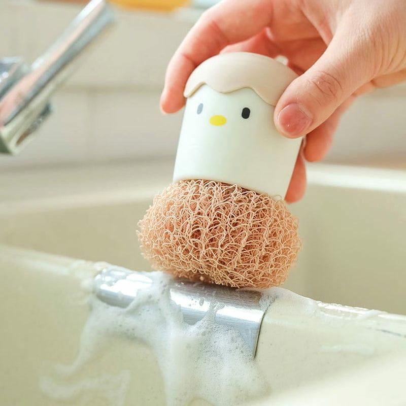 Cute Chick Egg Kitchen Cleaning Brush  |  Kitchen & Bento Home Decor Kitchen & Bento