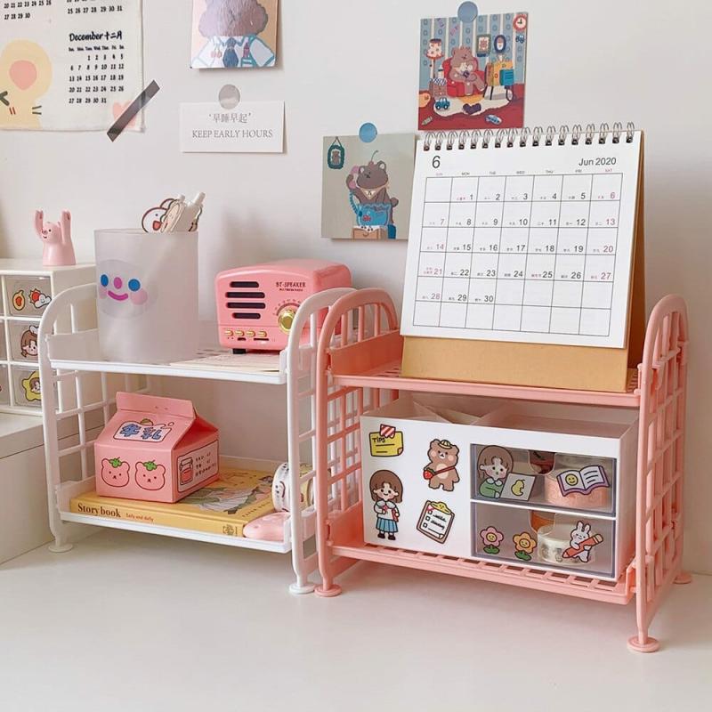 Cute Korean Mini Snack Storage Rack  |  Desk Accessories Desk Accessories Desk Accessories