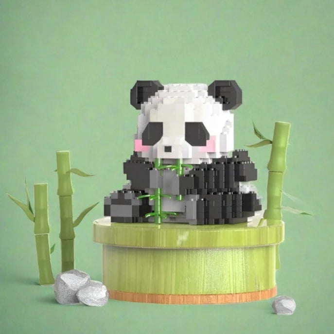 Diy Mini Blocks Panda  |  Desk Accessories Desk Accessories Desk Accessories