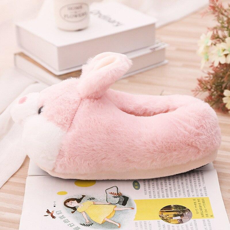 Fluffy Bunny Plush Slippers  |  Plushies Home Decor Plushies