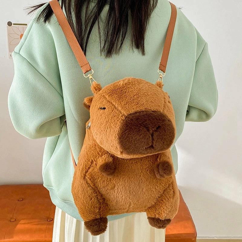 Kawaii Capybara Plushie Bag / 3 Styles  |  Bags Accessories Bags