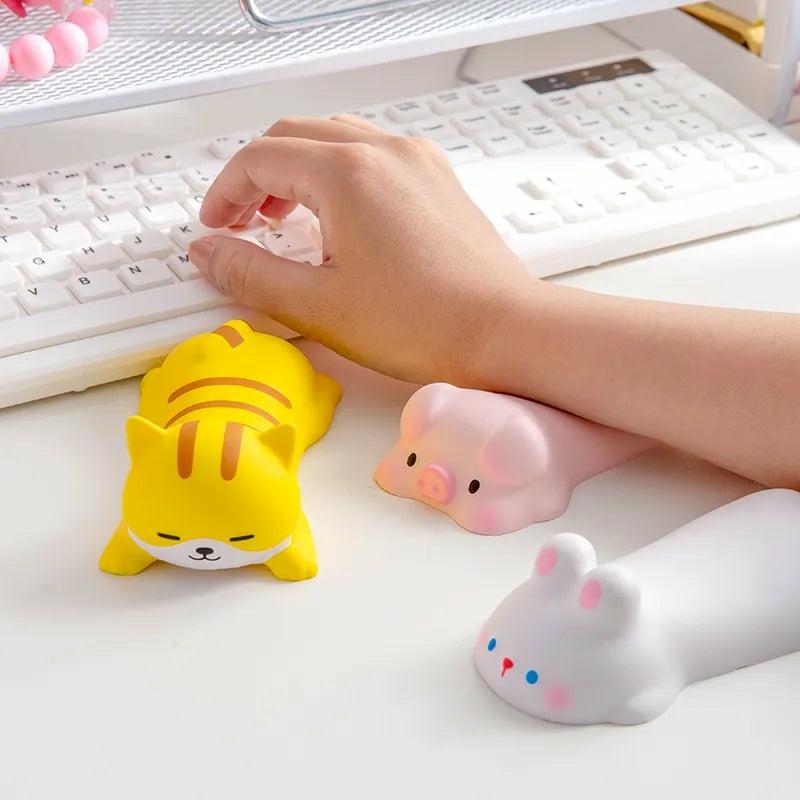 Kawaii Squishy Cute Keyboard Wrist Rest Support  |  Desk Accessories Desk Accessories Desk Accessories