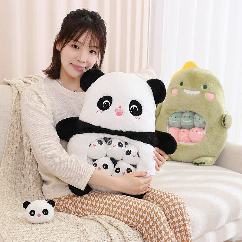 Koala / Bunny / Panda / Dino Pudding Plushies 6Pcs  |  Plushies Home Decor Plushies