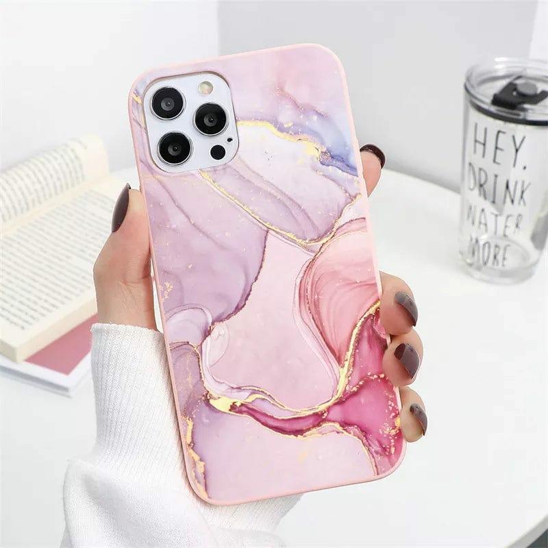 Marble Phone Case  |  Phone Cases Accessories Black