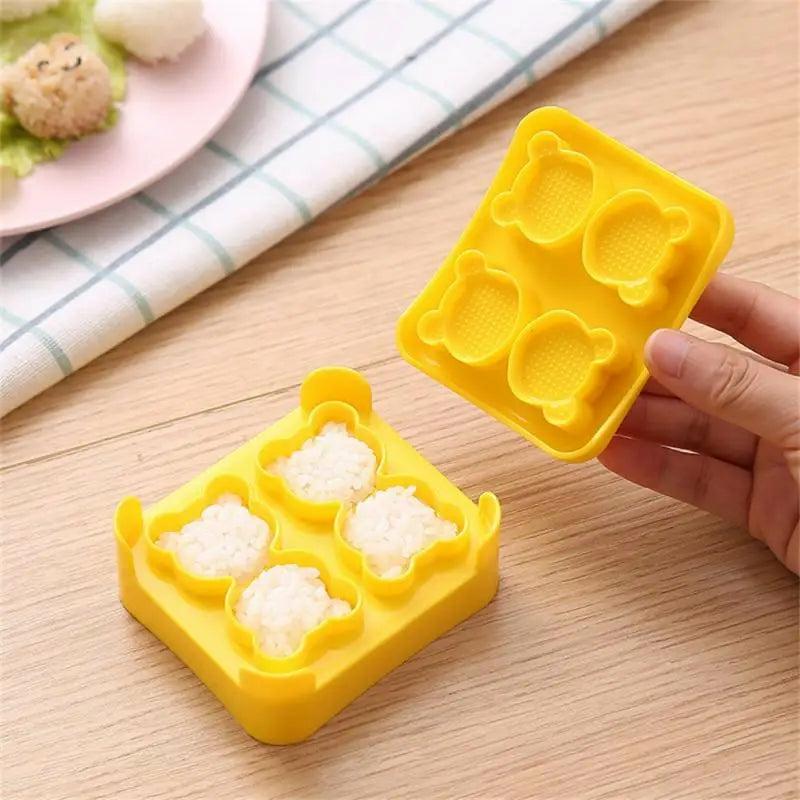 Mini Bento Sushi Rice Diy Mold  |  Kitchen & Bento Home Decor Kitchen & Bento