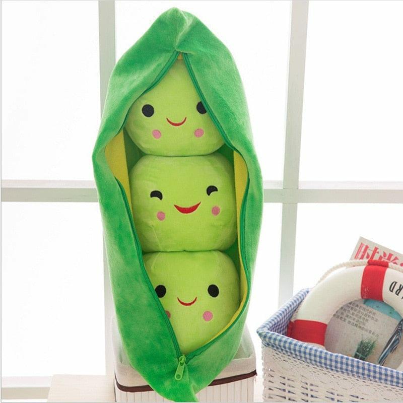 Peas In A Pod Plush  |  Plushies Home Decor Plushies