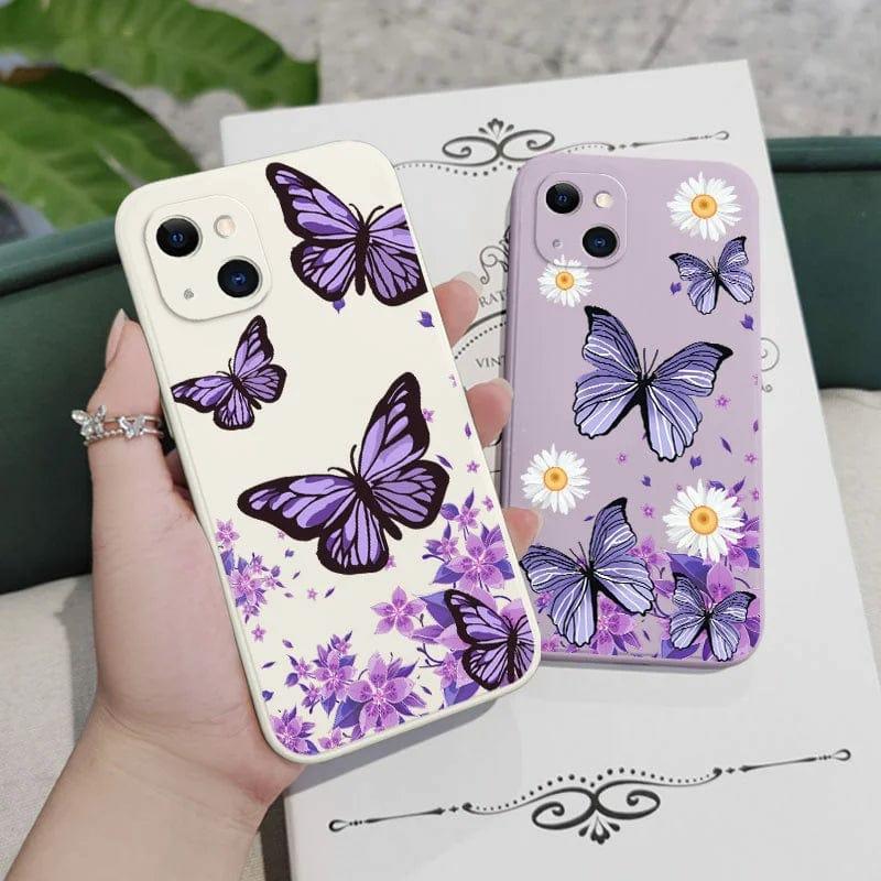 Purple Butterfly Phone Case  |  Phone Cases Accessories A