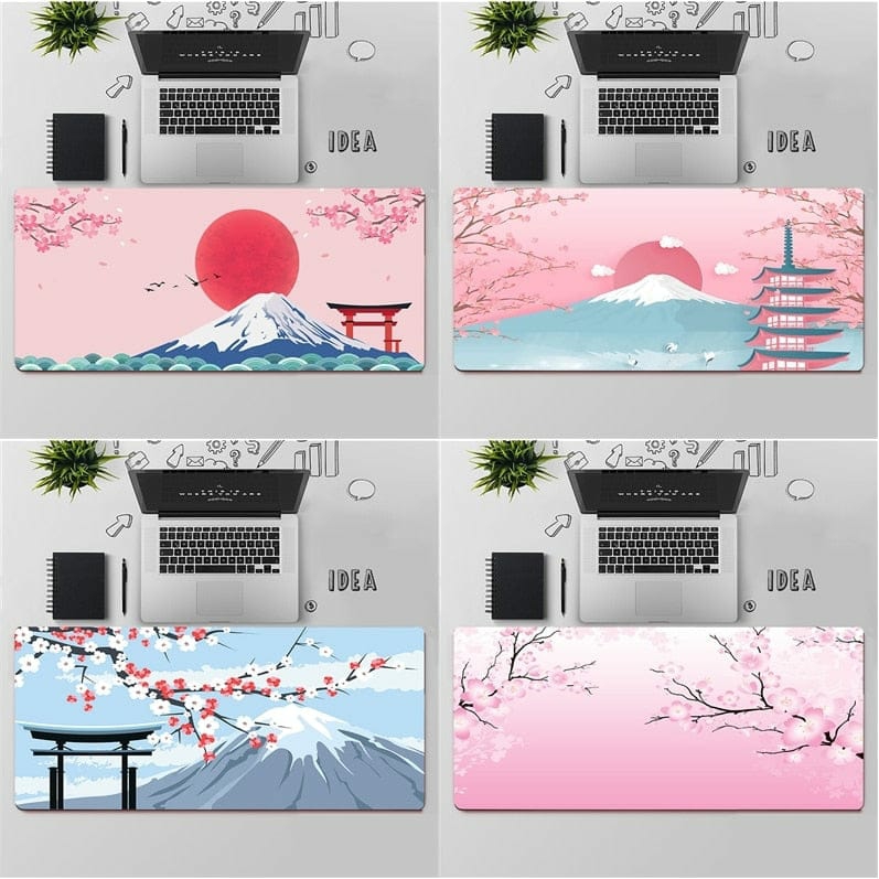 Sakura Mountain Desk Mat  |  Desk Accessories Desk Accessories Desk Accessories