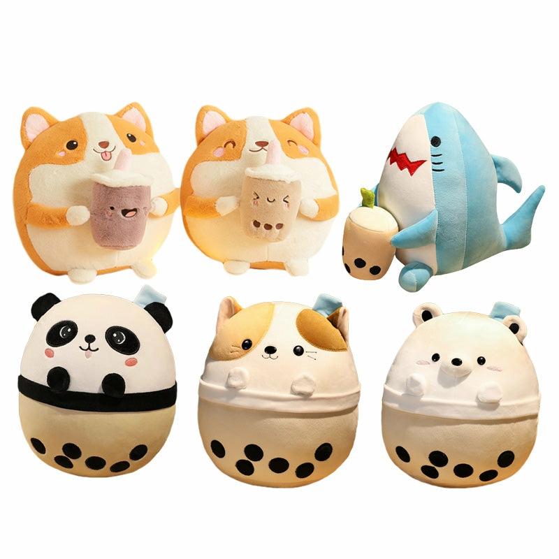 Shoppu Boba Milk Tea Plushies  |  Plushies Home Decor Plushies