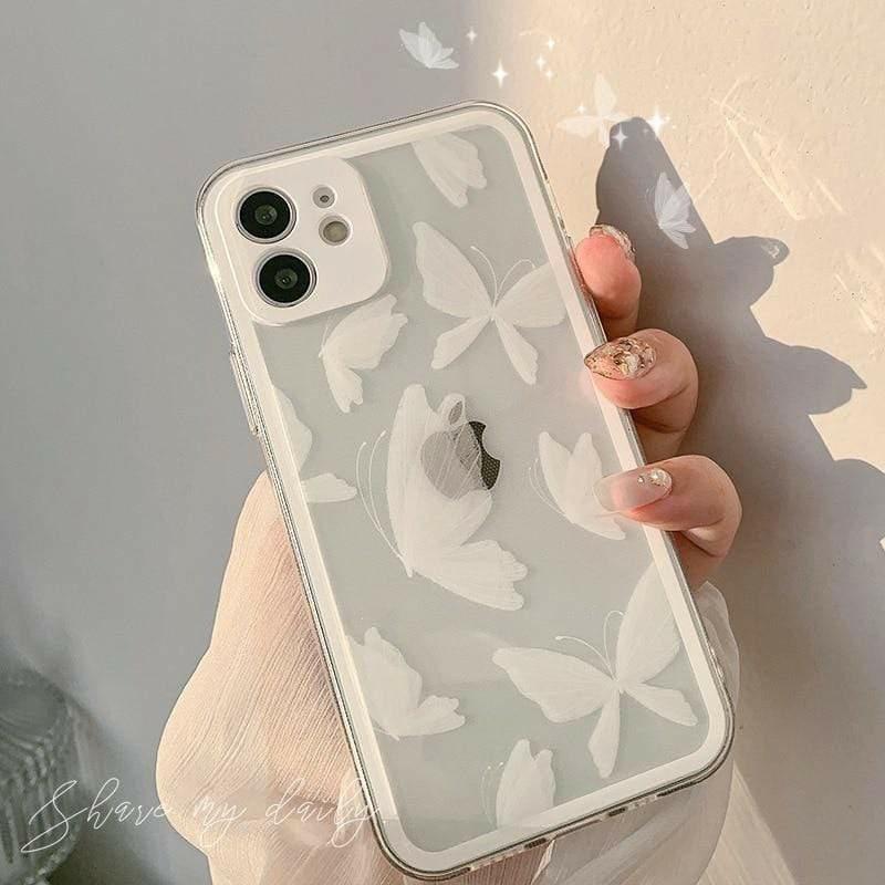 White Butterfly Phone Case  |  Phone Cases Accessories Phone Cases