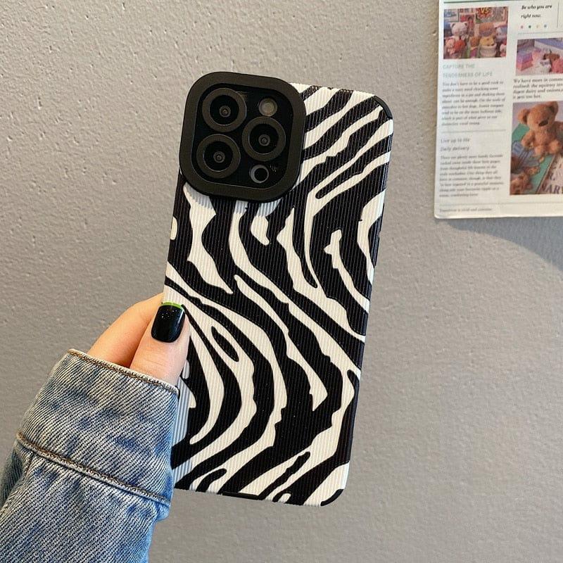 Zebra Phone Case  |  Phone Cases Accessories Black White