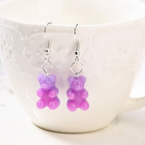 1Pc Duo Tone Gummy Bear Earrings  |  Jewellery Accessories Jewellery