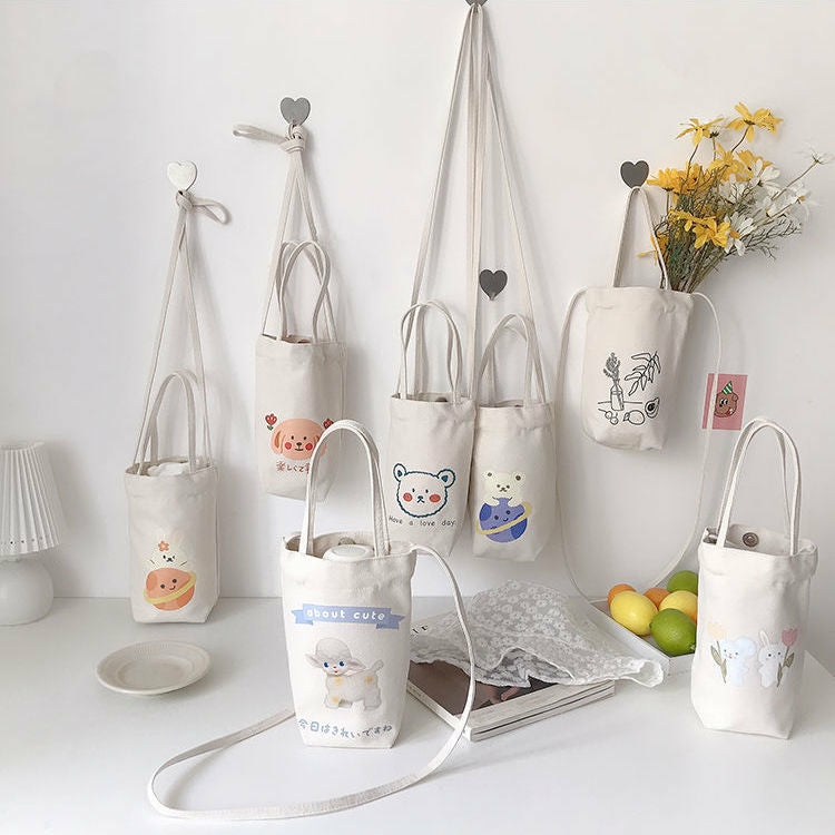 Portable Water Bottle Holder Bubble Tea Carry Bag  |  Bags Accessories Bags