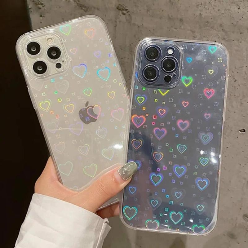 Holographic Heart Phone Case  |  Phone Cases