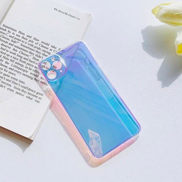 Laser Holographic Phone Case  |  Phone Cases Accessories Blue